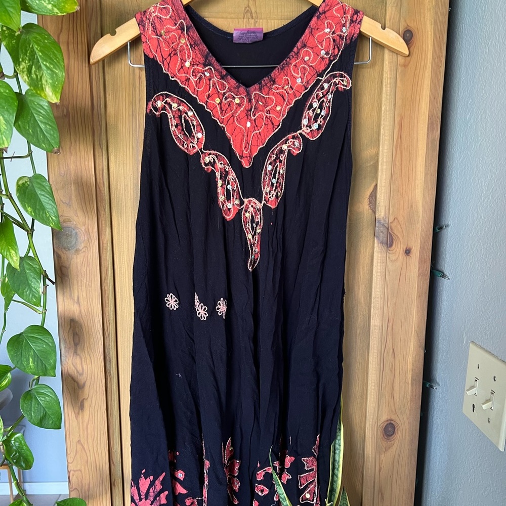 Boho style swing dress